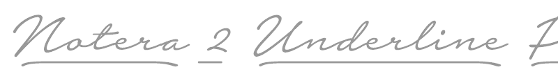Notera 2 Underline