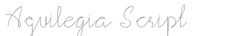 Aquilegia Script