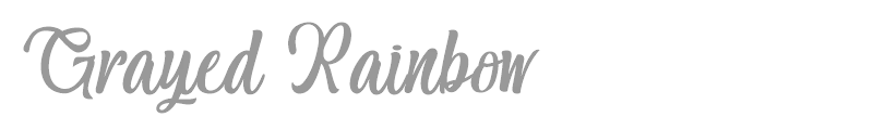 Grayed Rainbow