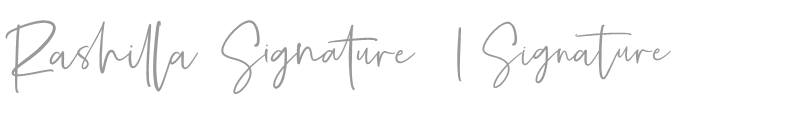 Rashilla Signature