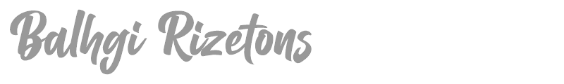 Balhgi Rizetons