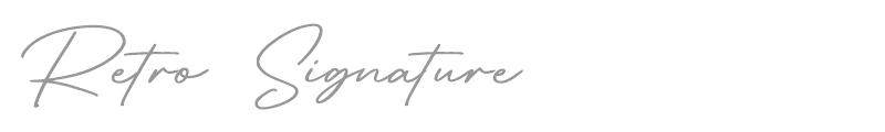 Retro Signature