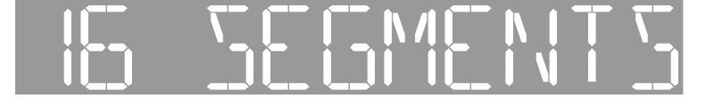 16 Segments