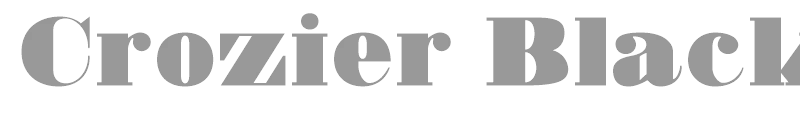 Crozier Black CF
