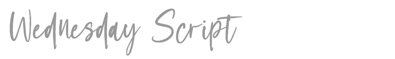 Wednesday Script