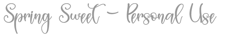 Spring Sweet