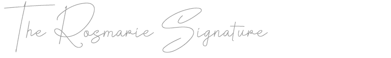 The Rosmarie Signature