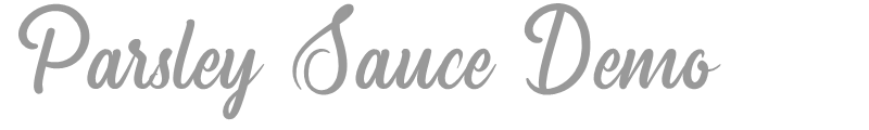 Parsley Sauce