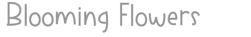 Blooming Flowers