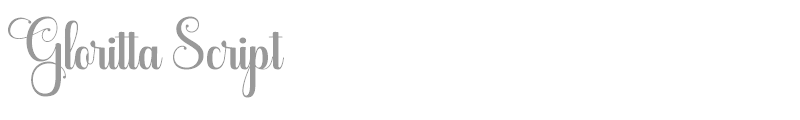 Gloritta Script
