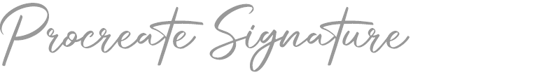Procreate Signature