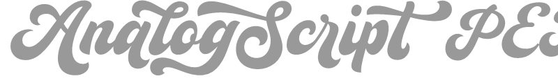 Analog Script