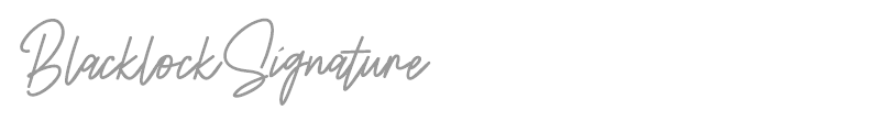 Blacklock Signature