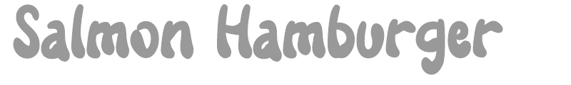Salmon Hamburger