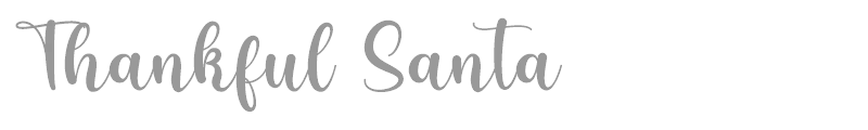 Thankful Santa