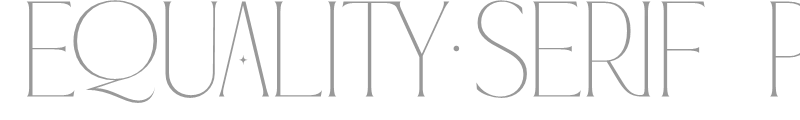 Equality Serif