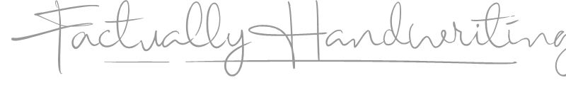 Factually Handwriting