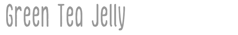 Green Tea Jelly