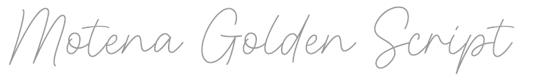 Motena Golden Script