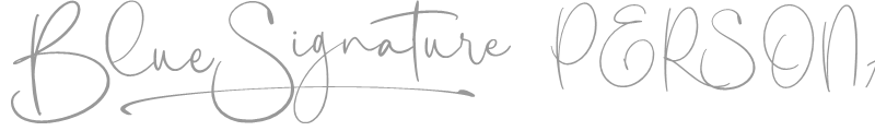 Blue Signature