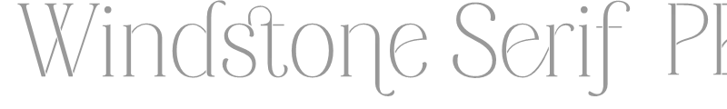 Windstone Serif