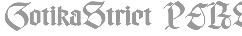 Gotika Strict