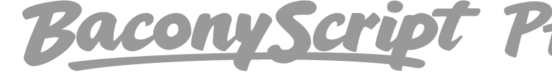 Bacony Script