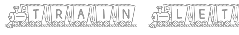 Train Letters