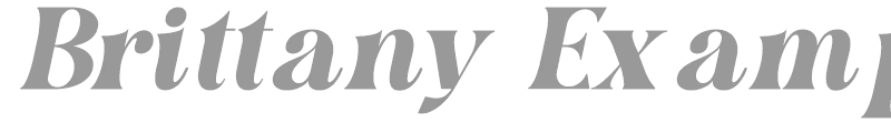 Brittany Example