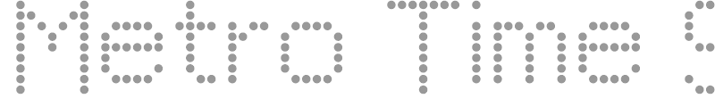 Metro Time Sign