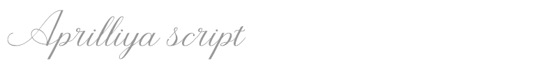 Aprilliya Script