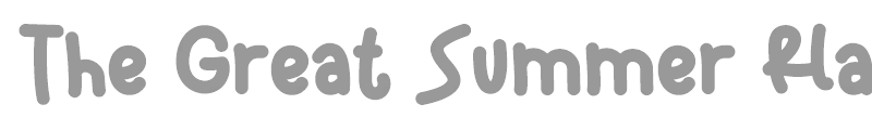 The Great Summer Handwritten