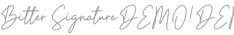 Bitter Signature