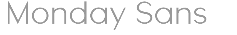 Monday Sans