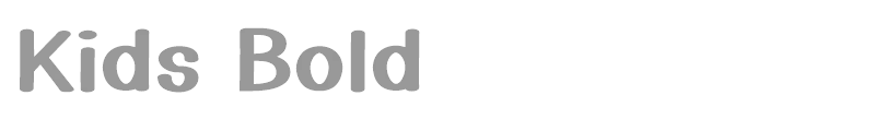 Kids Bold