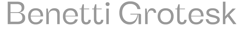 Benetti Grotesk