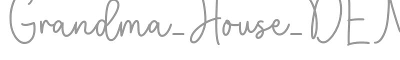 Grandma House Sans