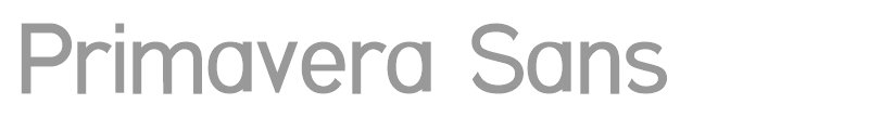 Primavera Sans