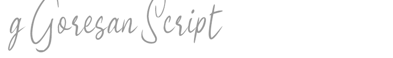 g Goresan Script