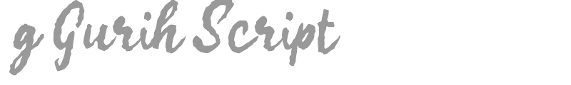 g Gurih Script