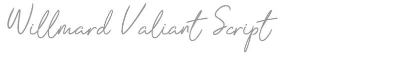 Willmard Valiant Script