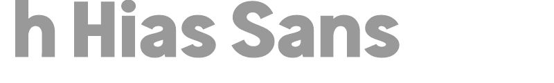 h Hias Sans