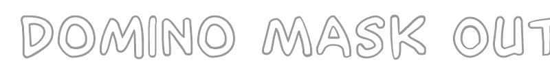 Domino Mask