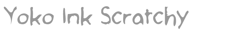 Yoko Ink Scratchy