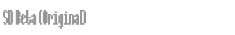 SD Beta (Original)