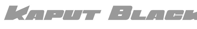 Kaput Black