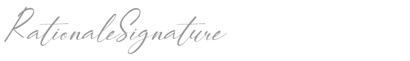 Rationale Signature
