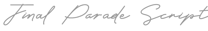 Final Parade Serif