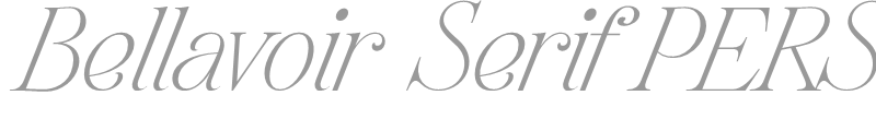 Bellavoir Serif